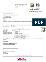 Surat Tempahan Tiket English