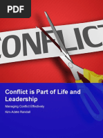 Conflict Is Part of Life and Leadership