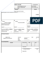 Disbursement Voucher