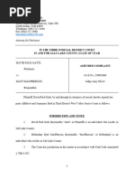 David Gatti Lawsuit