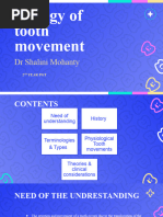 Biology of Tooth Movment