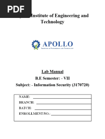 Lab Manualof IS