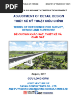 TOR For Survey Design and Supervise 4 Lane LTRS (En)