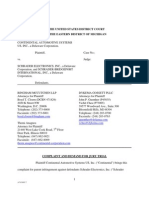 Continental Automotive Systems v. Schrader Electronics Et. Al.