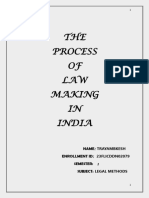 Legal Methods (1) THE PROCESS OF LAW MAKING