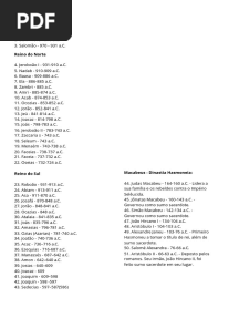 Todos Os Reis de Israel