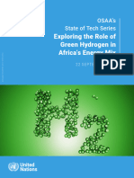 Exploring The Role of Green Hydrogen in Africa's Energy Mix