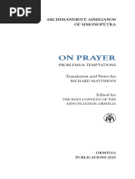 On Prayer-Problems and Temptations Sample