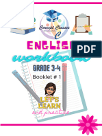 English Workbook Grade 3-4 (Book 1)