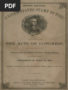 PATH2FRDM - UPU TREATY - U.S. Stamp Duties 1863