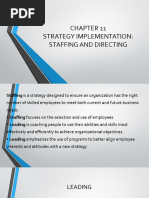 Chapter 11strategy Implementationstaffing and Directing