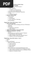 Sales and Leases Outline