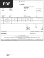 Tax Invoice: Taxes Rate