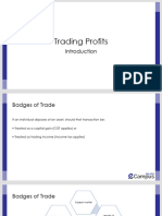 Trading Profits