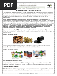 ATIVIDADES 6º ANO - Março