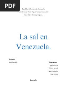 La Sal en Venezuela