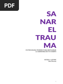 Peter A Levine - Sanar El Trauma