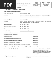 01 FISPQ - Álcool Etilico 70º INPM