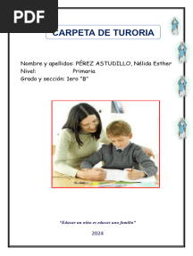 Carpeta de Tutoría Actualizada 2024