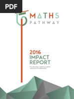 Maths Pathway 2016 Impact Report