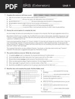 Ncu b1 Extra Tasks Extension U1