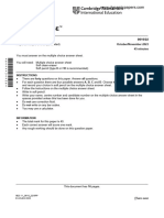 Cambridge IGCSE: Biology 0610/22