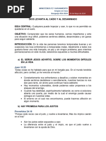 5.1 Dios Levanta Al Caído y Al Desanimado
