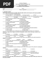 4th Monthly Test 7,8,9,10 Eng Fil