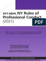 Rules of Professional Conduct 22NYCRR Part 1200