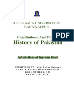 Jurisdictions of Supreme Court Made by Muhammad Saleh