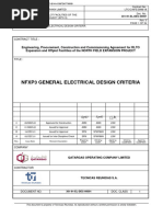 301-91-EL-DEC-00001 - Rev 0 - NFXP3 General Electrical Design Criteria