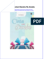 PDF of Cinta Untuk Diandra Ra Amalia Full Chapter Ebook