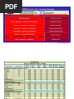 Resource Cost Estimate Worksheet