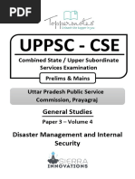 GS Paper 3 Volume 4 Disaster Management and Internal Security