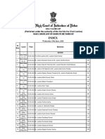 Cause List 19062024