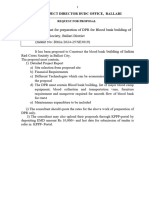 Blood Bank DPR Bid Document