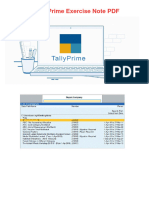 Tally Prime Exercise-2