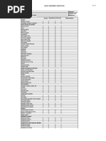 Heavy Equipment Check List PDF