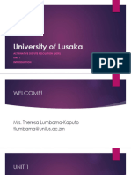 Alternative Dispute Resolution by University of Lusaka