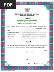 Panhoten Ijazah