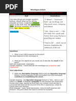 Monologue Analysis Worksheet