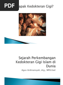 Sejarah Perkembangan Kedokteran Gigi Islam Di Dunia