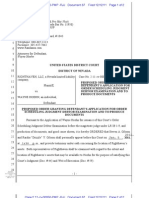 Proposed Order Granting Defendant's Application For Order Scheduling Judgment Debtor Examination and To Produce Documents (Righthaven v. Hoehn)