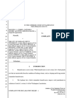 Currie v. City of Spokane Lawsuit Filed Aug. 1 2024