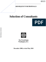 World Bank Selection of Consultants