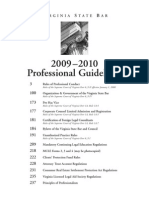 2009 - 2010 Professional Guidelines: Irginia Tate AR