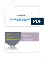 Chapter 1 - Ma1 - Introduction of Managerial Accounting