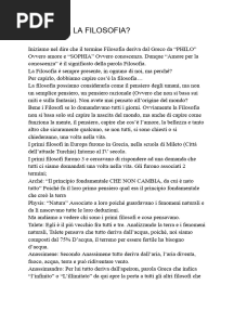 Filosofia Lezione 1°