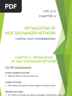 Chapter 4 - Optimization of HEN and Total Cost Target (ODL Students)