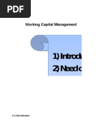 Working Capital Management